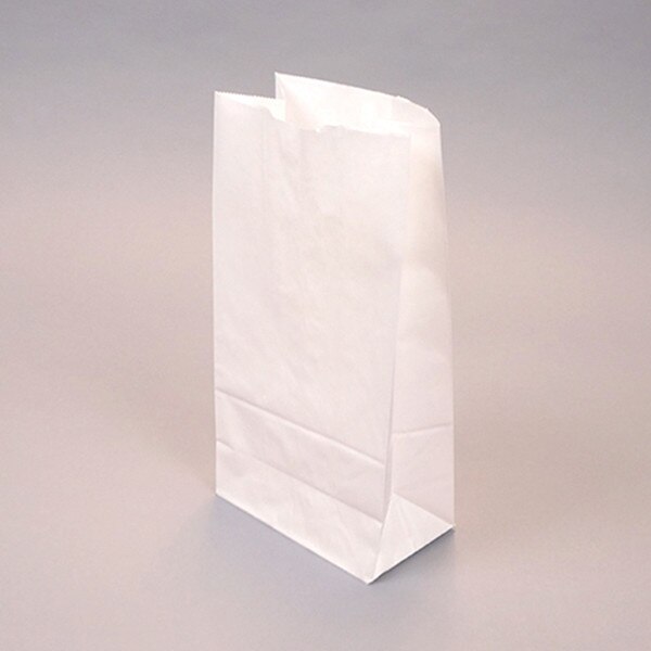 12 lb. White Kraft Paper Bakery Bag